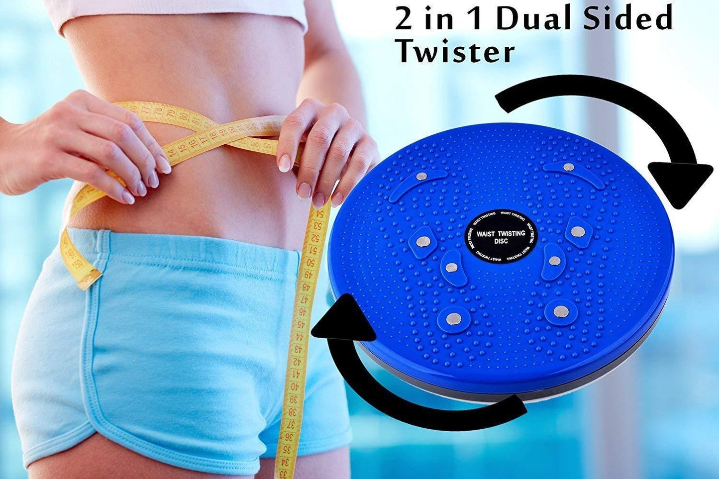 Waist Disk Acupressure Magnet Reflexology Exerciser