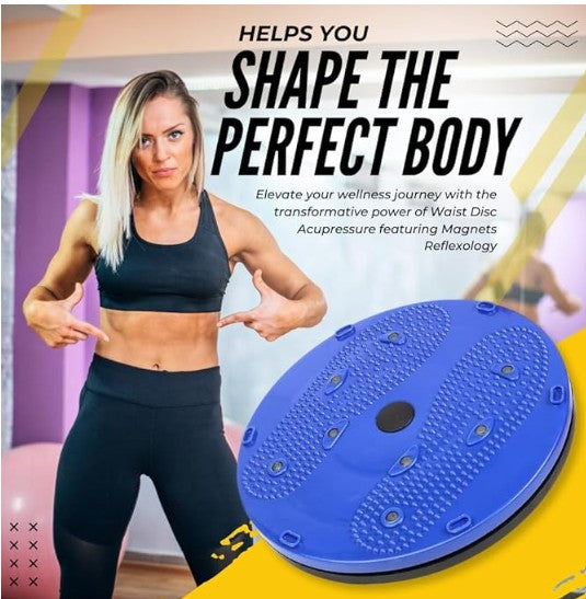Waist Disk Acupressure Magnet Reflexology Exerciser